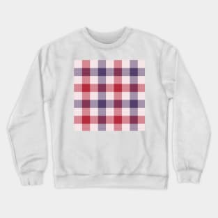 4 th of July Plaids , Tartans , Checks Crewneck Sweatshirt